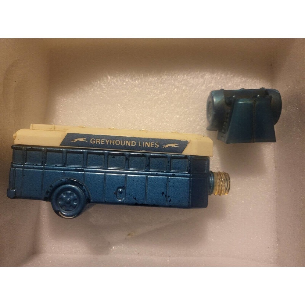 VINTAGE AVON '31 GREYHOUND BUS DECANTER AFTER SHAVE bottle Cologne - Picture 7 of 7